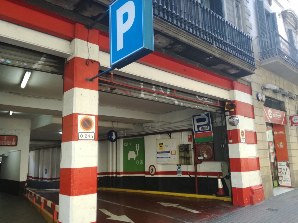 Parkings en el centro de Barcelona