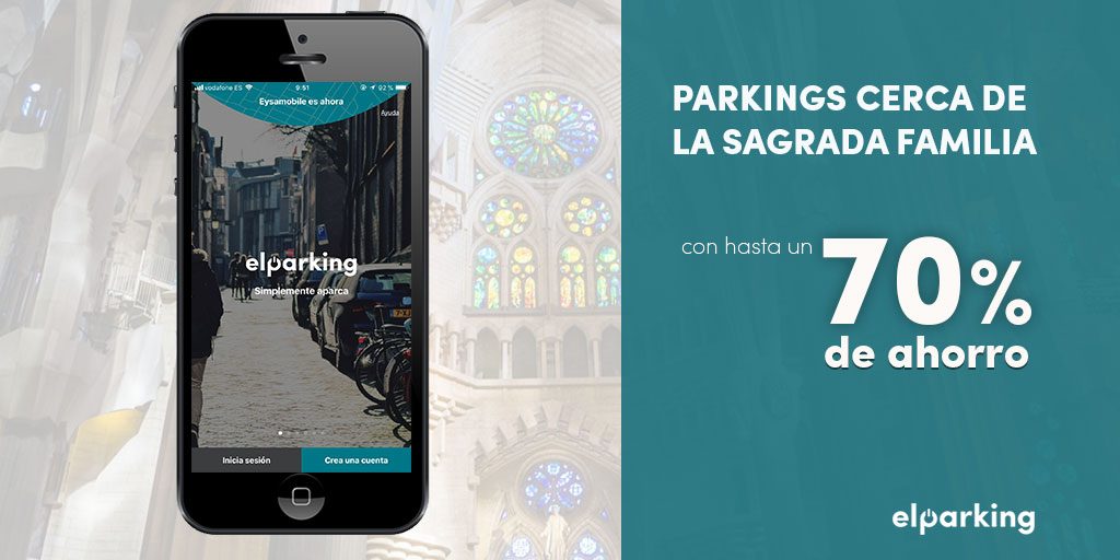 Parkings cerca de la Sagrada Familia