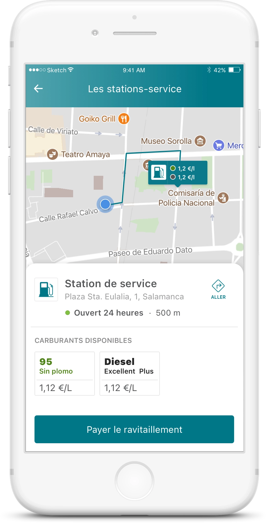 Localisez la station-service la plus proche